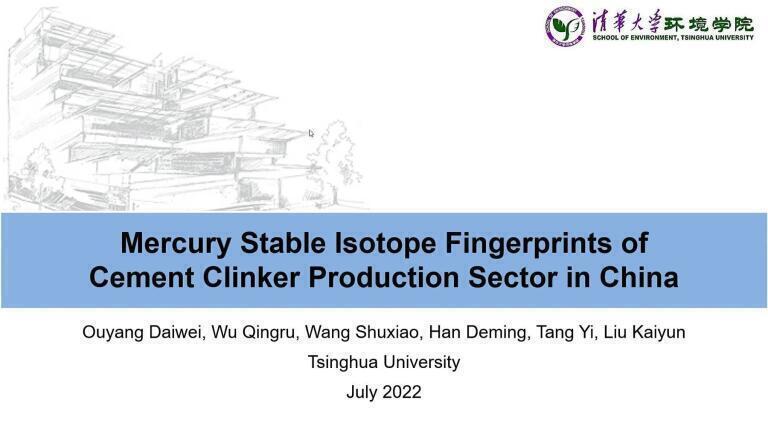Mercury Stable Isotope Fingerprints of Cement Clinker Production Sector in China